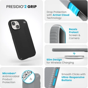 Kup Etui Speck Presidio2 Grip Apple iPhone 15 (Black/Slate Grey/White) - SPK492 - {ean13} - Sklep Home Screen