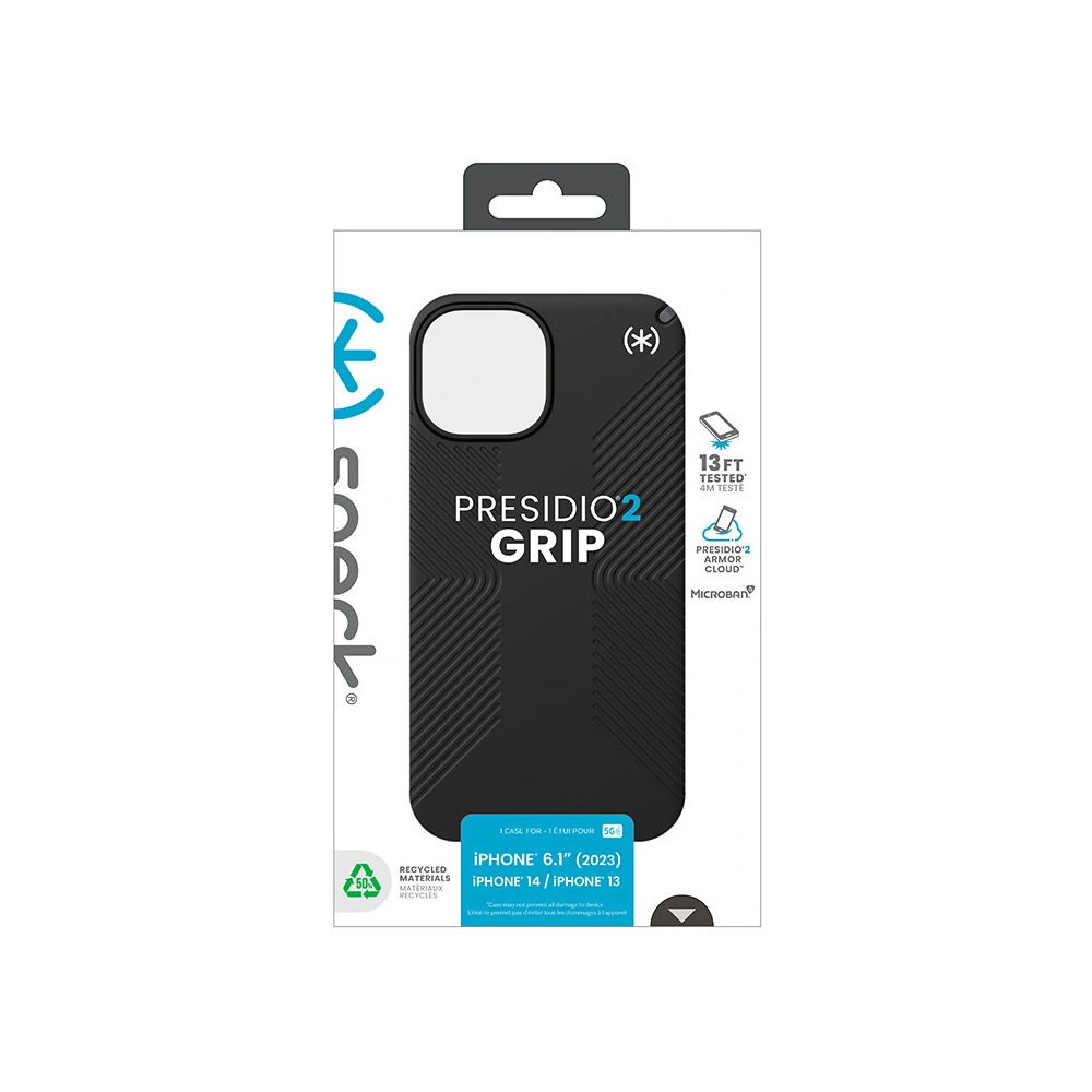 Etui Speck Presidio2 Grip Apple iPhone 15 (Black/Slate Grey/White)