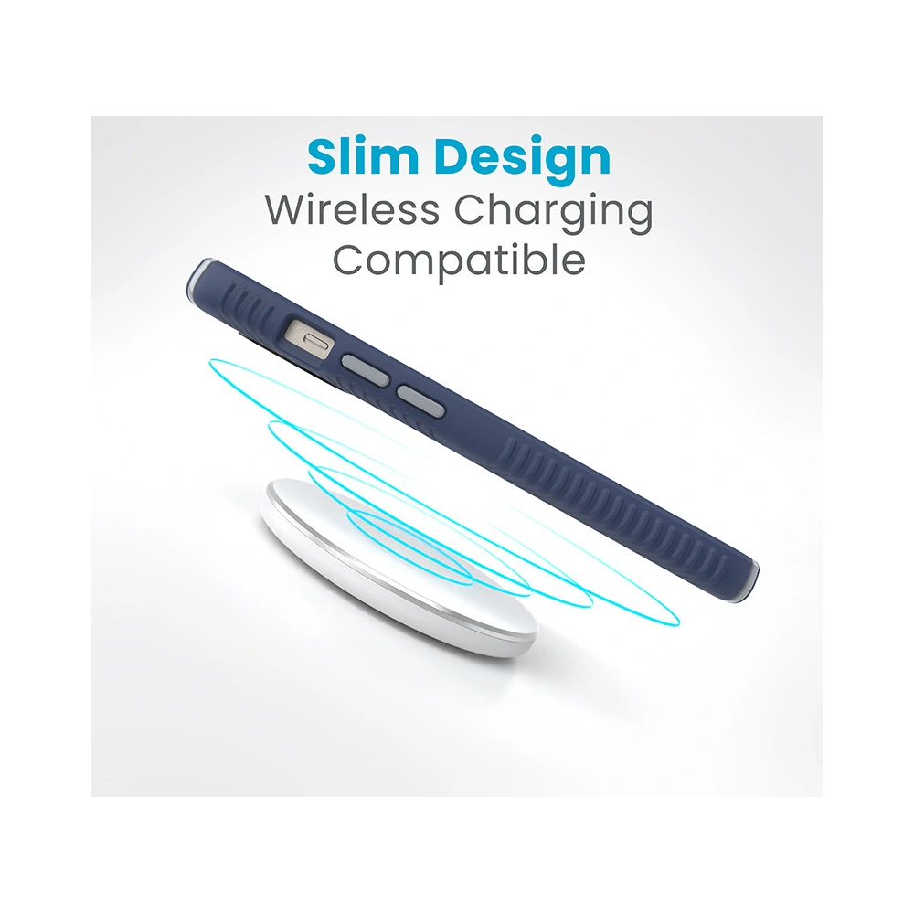 Etui Speck Presidio2 Grip Apple iPhone 15 (Coastal Blue/Dustgrey/White)