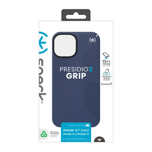 Buy Speck Presidio2 Grip Apple iPhone 15 (Coastal Blue/Dustgrey/White) - SPK493 - {ean13} - Home Screen Store Europe
