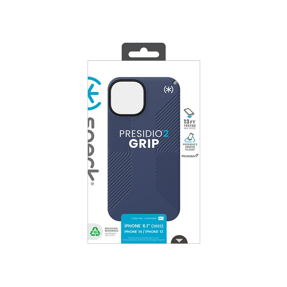 Etui Speck Presidio2 Grip Apple iPhone 15 (Coastal Blue/Dustgrey/White)