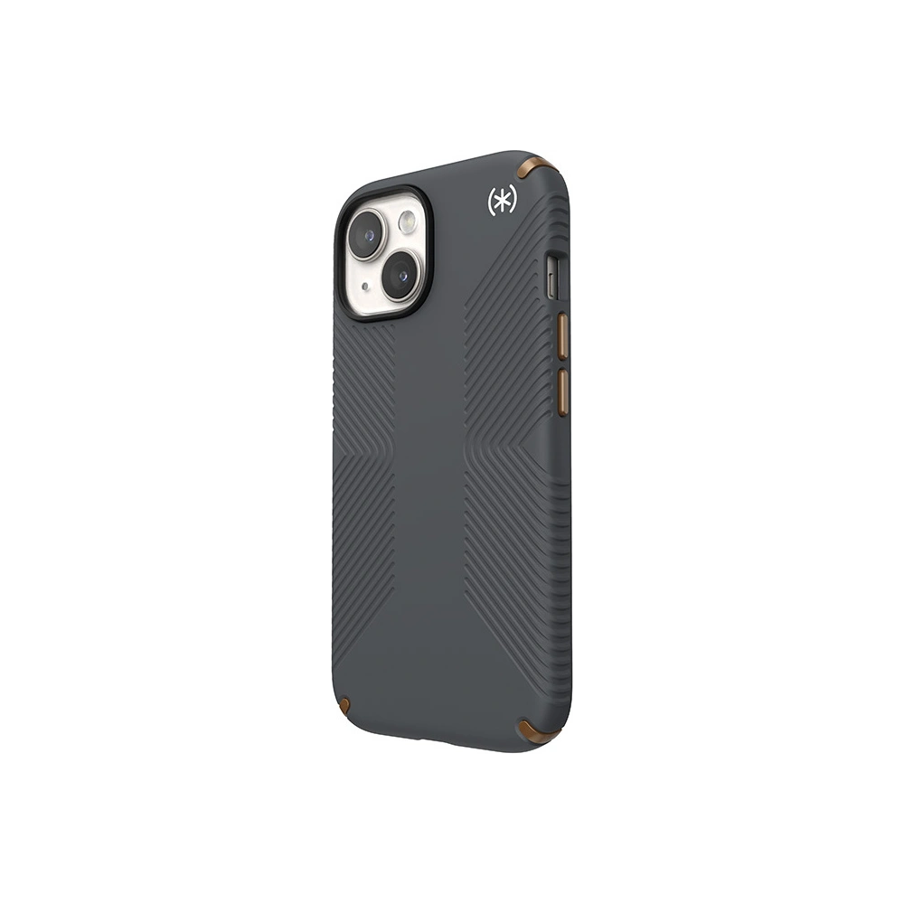 Etui Speck Presidio2 Grip Apple iPhone 15 (Charcoal Grey/Cool Bronze/White)