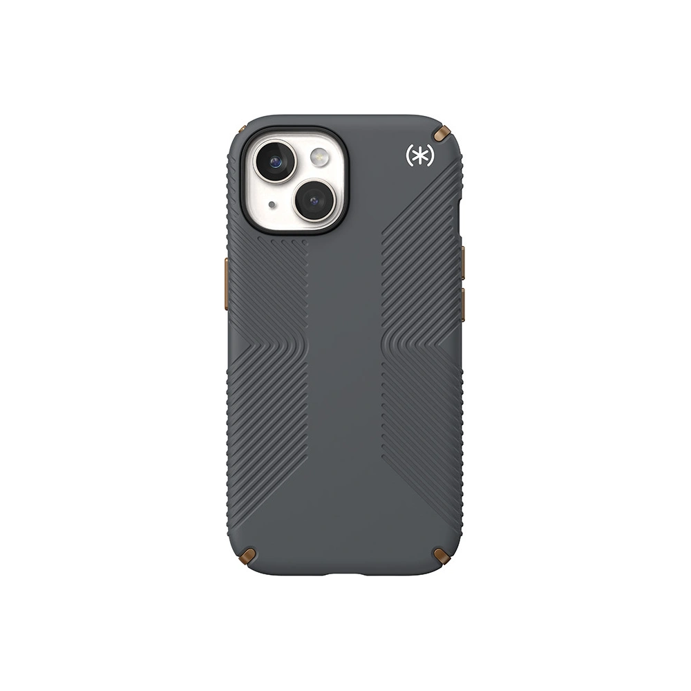 Etui Speck Presidio2 Grip Apple iPhone 15 (Charcoal Grey/Cool Bronze/White)