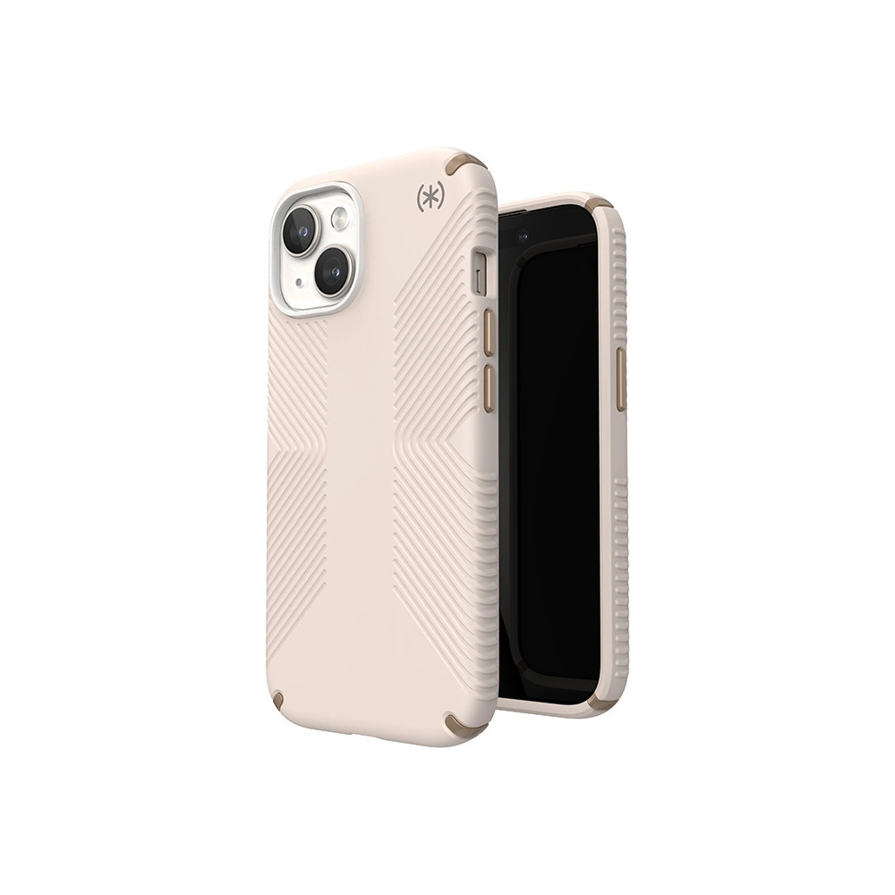 Etui Speck Presidio2 Grip Apple iPhone 15 (Bleached Bone/Heirloom Gold/Hazel Brown)