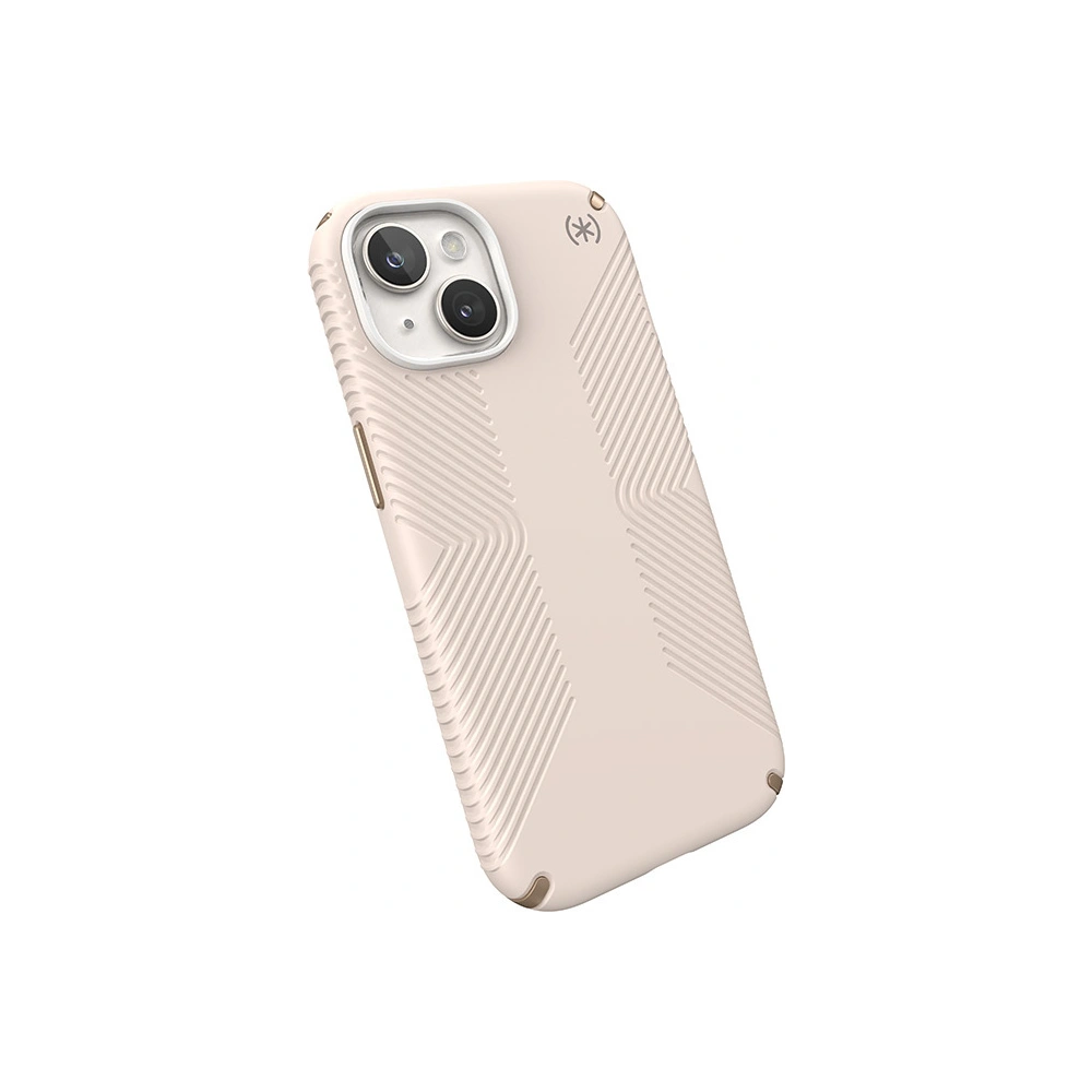 Etui Speck Presidio2 Grip Apple iPhone 15 (Bleached Bone/Heirloom Gold/Hazel Brown)