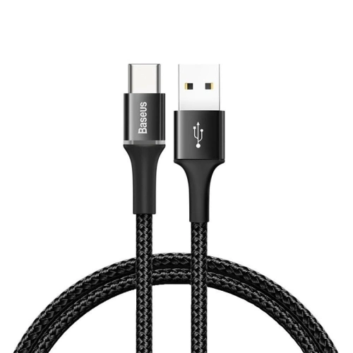 Kup USB-C kábel LED világítással Baseus Halo 3A 0,5m (fekete) - BSU382BLK - {ean13} - Sklep Home Screen