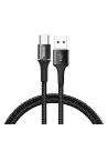 USB-C kábel LED világítással Baseus Halo 3A 0,5m (fekete)