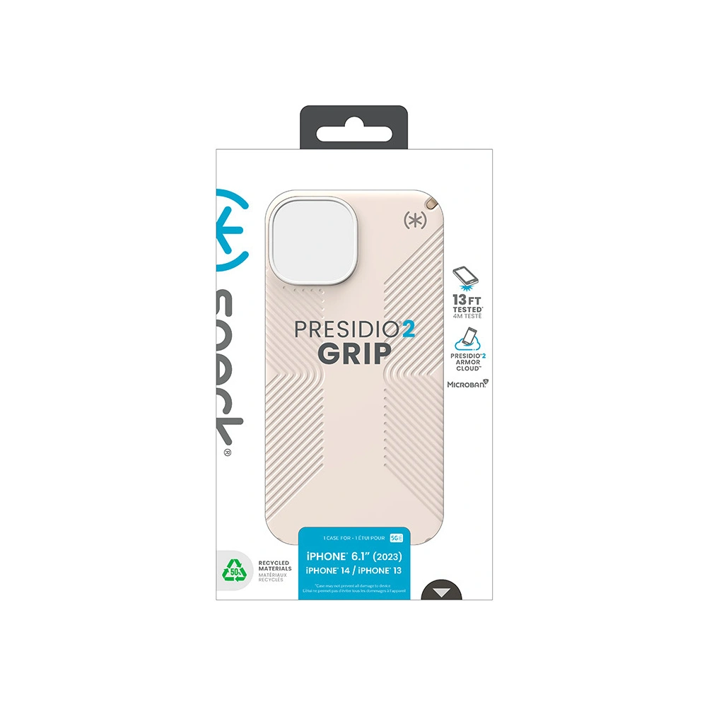 Etui Speck Presidio2 Grip Apple iPhone 15 (Bleached Bone/Heirloom Gold/Hazel Brown)