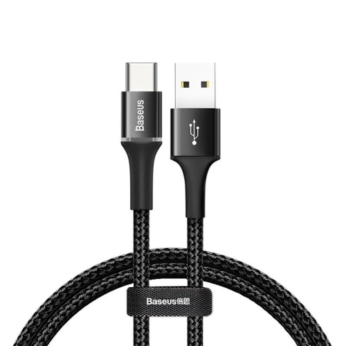 Kup Kabel USB-C z podświetleniem LED Baseus Halo 3A 0,5m (czarny) - BSU382BLK - {ean13} - Sklep Home Screen
