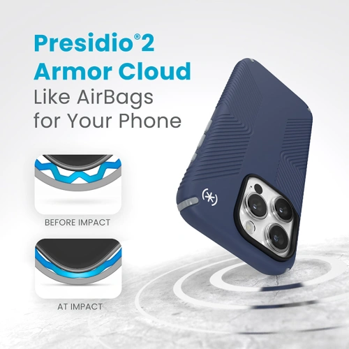 Kup Etui Speck Presidio2 Grip Apple iPhone 15 Pro (Coastal Blue/Dustgrey/White) - SPK497 - {ean13} - Sklep Home Screen