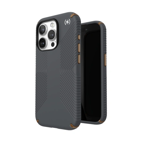 Kup Case Speck Presidio2 Grip Apple iPhone 15 Pro (Charcoal Grey/Cool Bronze/Weiß) - SPK498 - {ean13} - Sklep Home Screen