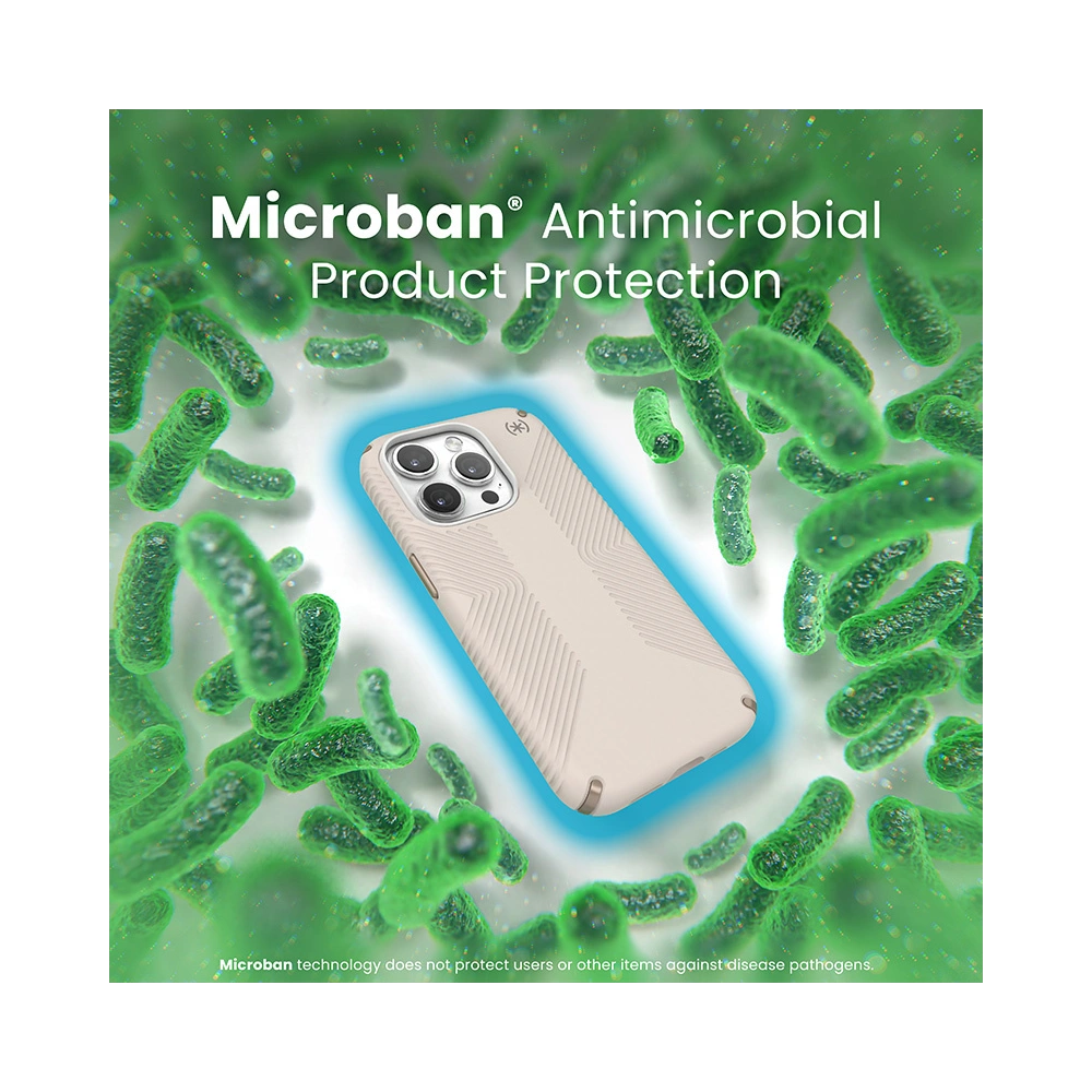 Etui Speck Presidio2 Grip Apple iPhone 15 Pro (Bleached Bone/Heirloom Gold/Hazel Brown)