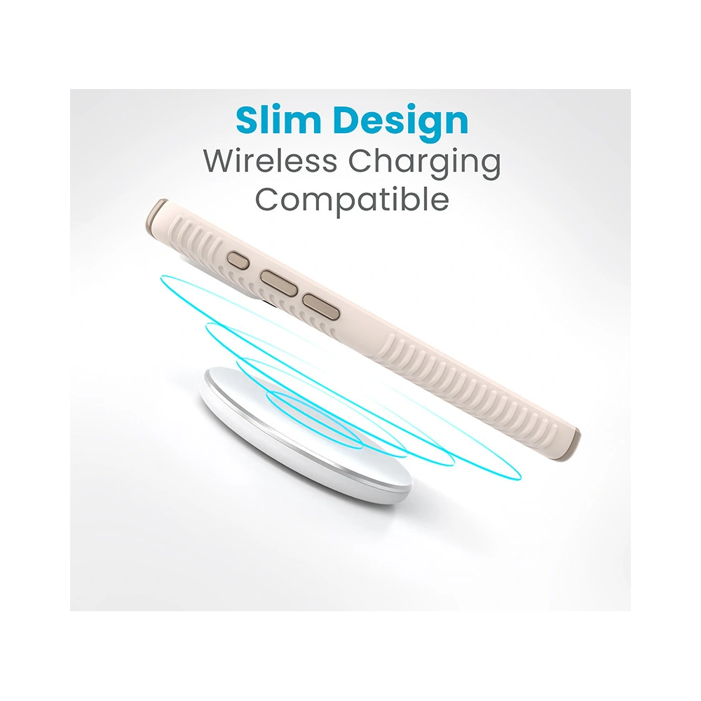 Etui Speck Presidio2 Grip Apple iPhone 15 Pro (Bleached Bone/Heirloom Gold/Hazel Brown)