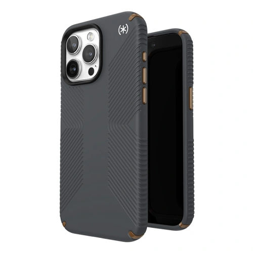 Buy Speck Presidio2 Grip Apple iPhone 15 Pro Max (Charcoal Grey/Cool Bronze/White) - SPK502 - {ean13} - Home Screen Store Europe