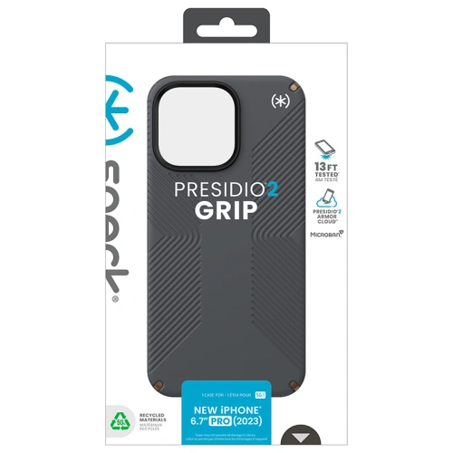 Buy Speck Presidio2 Grip Apple iPhone 15 Pro Max (Charcoal Grey/Cool Bronze/White) - SPK502 - {ean13} - Home Screen Store Europe
