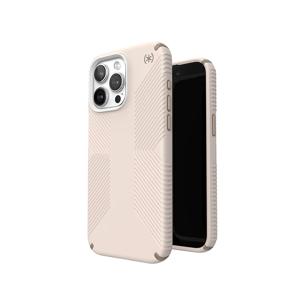 Etui Speck Presidio2 Grip Apple iPhone 15 Pro Max (Bleached Bone/Heirloom Gold/Hazel Brown)