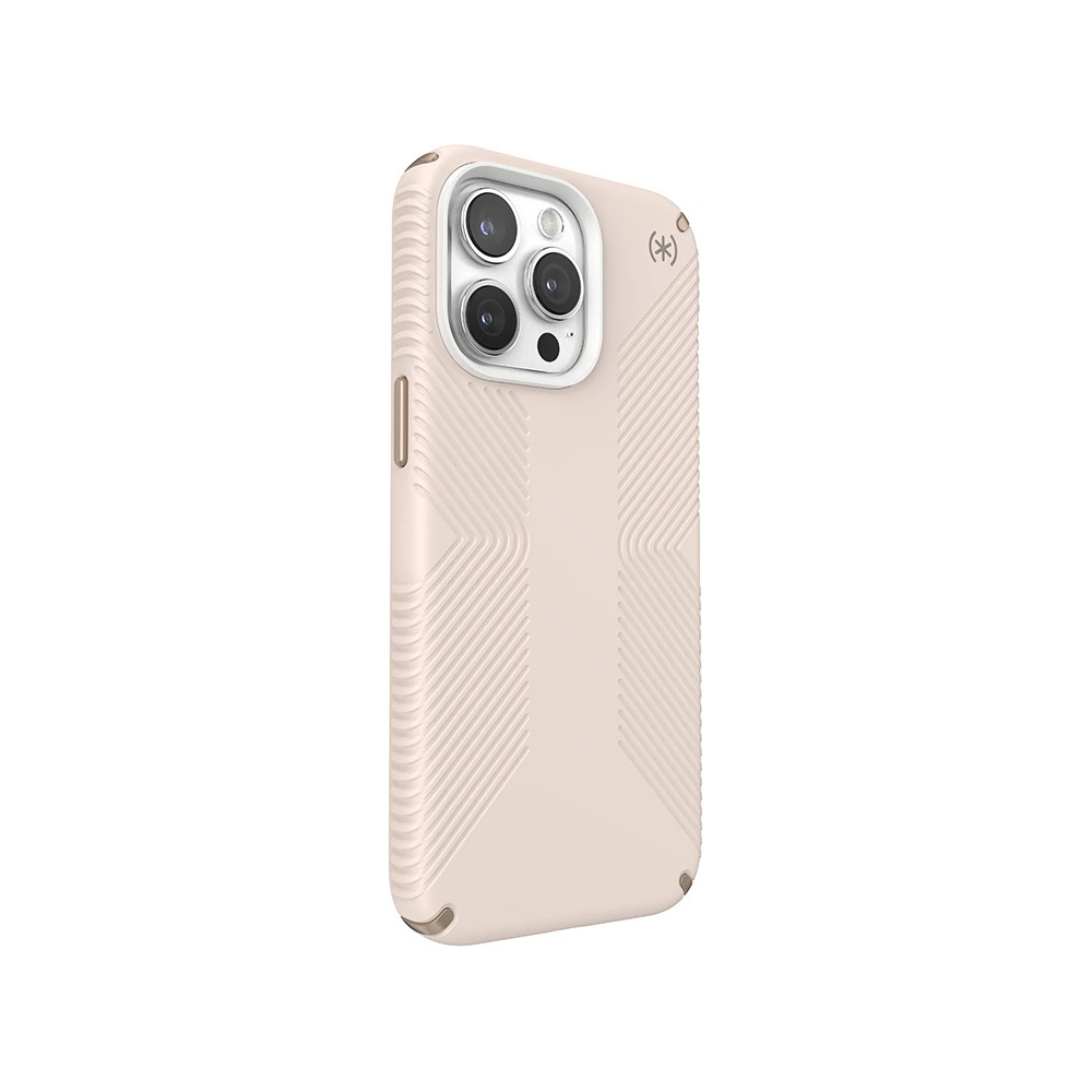 Etui Speck Presidio2 Grip Apple iPhone 15 Pro Max (Bleached Bone/Heirloom Gold/Hazel Brown)