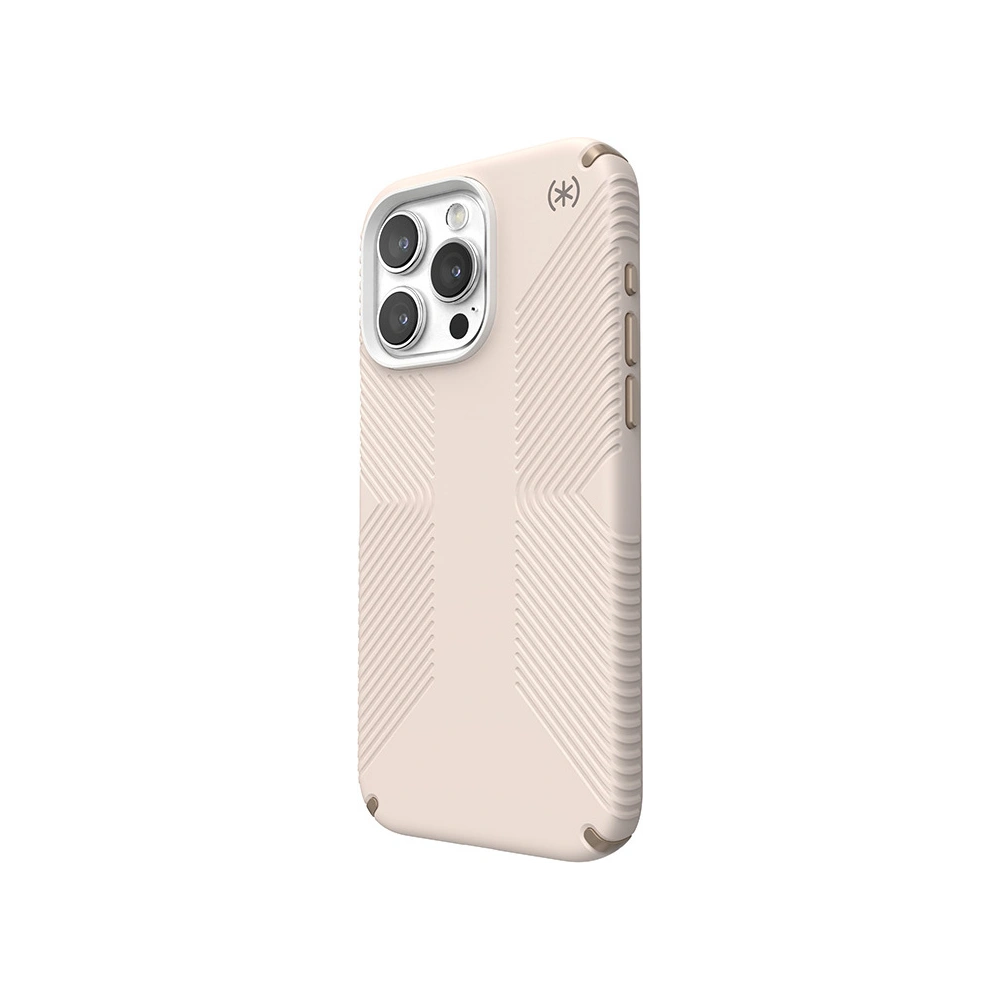 Etui Speck Presidio2 Grip Apple iPhone 15 Pro Max (Bleached Bone/Heirloom Gold/Hazel Brown)