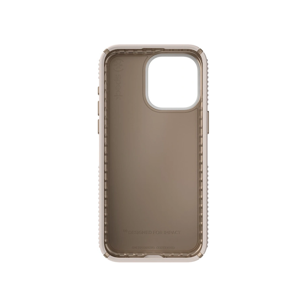 Etui Speck Presidio2 Grip Apple iPhone 15 Pro Max (Bleached Bone/Heirloom Gold/Hazel Brown)