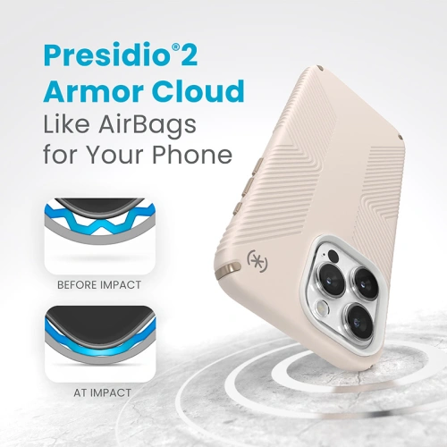 Kup Etui Speck Presidio2 Grip Apple iPhone 15 Pro Max (Bělená kost/ Dědictví zlato/ Ořechově hnědá) - SPK503 - {ean13} - Sklep Home Screen