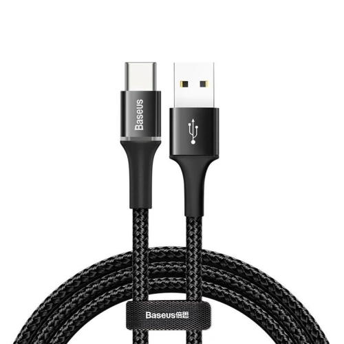 Kup USB-C-Kabel mit LED-Beleuchtung Baseus Halo 3A 1m (schwarz) - BSU383BLK - {ean13} - Sklep Home Screen