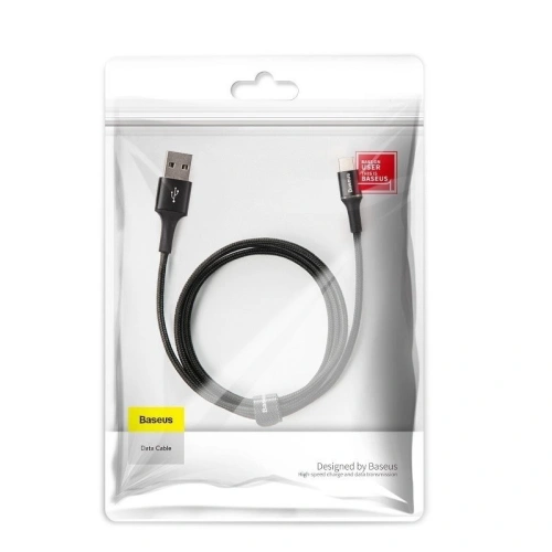 Kup USB-C-Kabel mit LED-Beleuchtung Baseus Halo 3A 1m (schwarz) - BSU383BLK - {ean13} - Sklep Home Screen