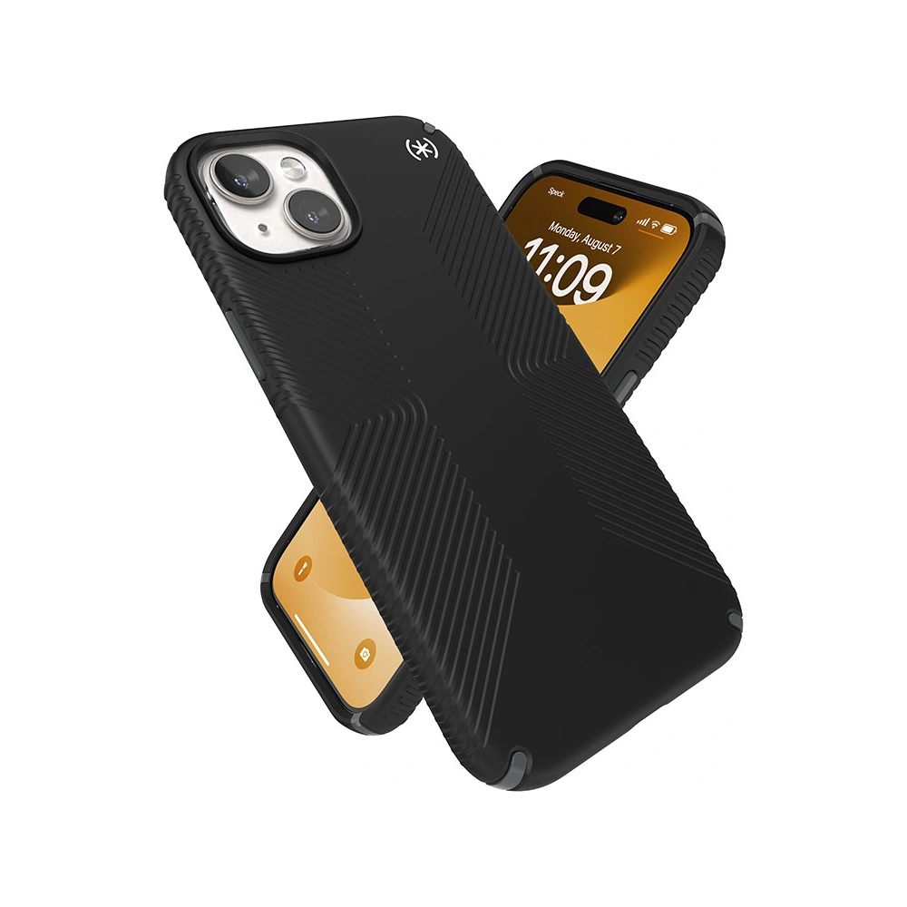 Etui Speck Presidio2 Grip MagSafe Apple iPhone 15 Plus / 14 Plus (Black/Slate Grey/White)