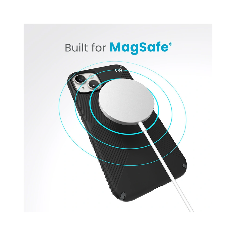Etui Speck Presidio2 Grip MagSafe Apple iPhone 15 Plus / 14 Plus (Black/Slate Grey/White)