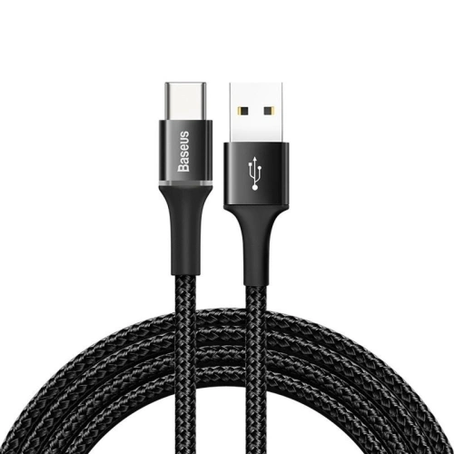 Kup Kabel USB-C s LED podsvícením Baseus Halo 2A 2m (černý) - BSU384BLK - {ean13} - Sklep Home Screen