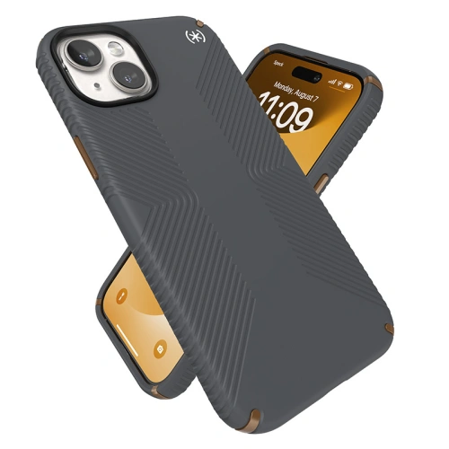 Kup Case Speck Presidio2 Grip MagSafe Apple iPhone 15 Plus / 14 Plus (Charcoal Grey/Cool Bronze/Weiß) - SPK510 - {ean13} - Sklep Home Screen