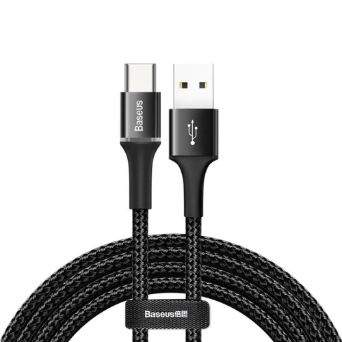 Kup Kabel USB-C s LED podsvícením Baseus Halo 2A 2m (černý) - BSU384BLK - {ean13} - Sklep Home Screen