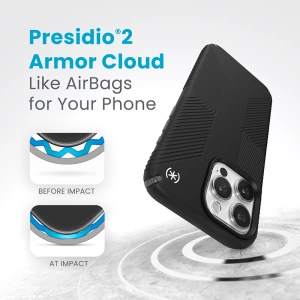 Buy Speck Presidio2 Grip MagSafe Apple iPhone 15 Pro Max (Black/Slate Grey/White) - SPK511 - {ean13} - Home Screen Store Europe