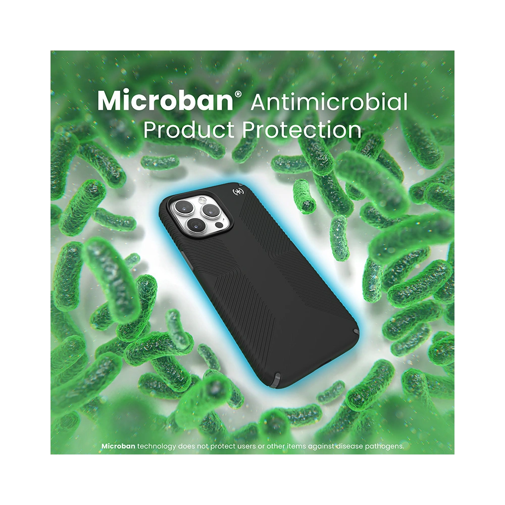 Etui Speck Presidio2 Grip MagSafe Apple iPhone 15 Pro Max (Black/Slate Grey/White)