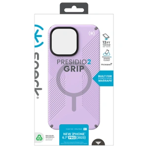 Buy Speck Presidio2 Grip MagSafe Apple iPhone 15 Pro Max (Spring Purple/Cloudy Grey/White) - SPK512 - {ean13} - Home Screen Store Europe