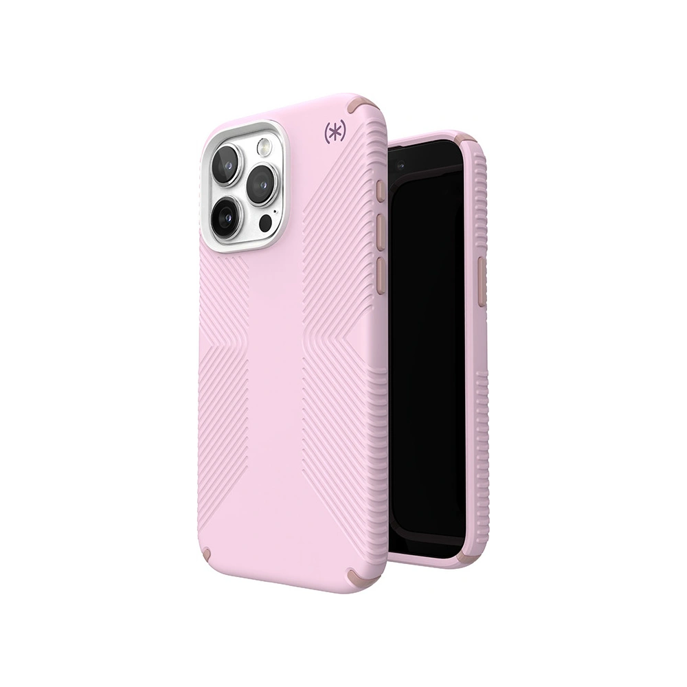 Etui Speck Presidio2 Grip MagSafe Apple iPhone 15 Pro Max (Soft Lilac/Carnation Petal/Rouge Pink)