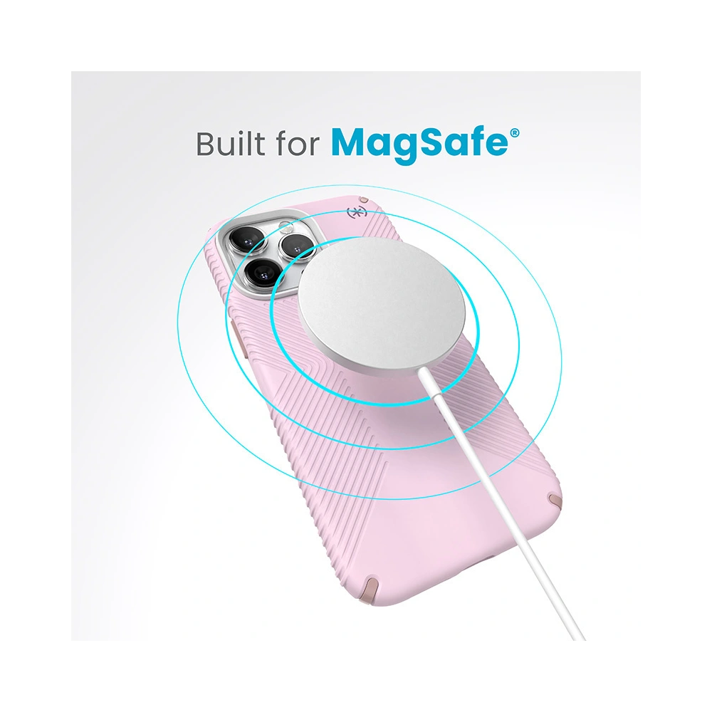 Etui Speck Presidio2 Grip MagSafe Apple iPhone 15 Pro Max (Soft Lilac/Carnation Petal/Rouge Pink)