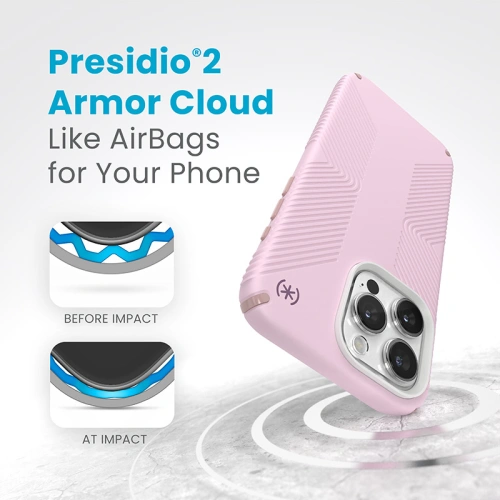 Kup Etui Speck Presidio2 Grip MagSafe Apple iPhone 15 Pro Max (Puha Levendula/Fakadó Rózsa/Rózsaszín Piros) - SPK513 - {ean13} - Sklep Home Screen