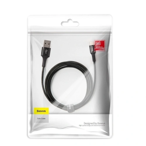 Kup Kabel USB-C s LED podsvícením Baseus Halo 2A 2m (černý) - BSU384BLK - {ean13} - Sklep Home Screen