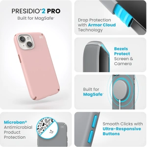 Kup Etui Speck Presidio2 Pro MagSafe Apple iPhone 15 (Dahlia Pink/Rose Copper/White) - SPK515 - {ean13} - Sklep Home Screen