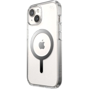 Kup Etui Speck Presidio Perfect-Clear MagSafe Apple iPhone 15 (Clear/Chrome Finish/Serene Silver) - SPK522 - {ean13} - Sklep Home Screen