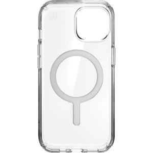 Kup Etui Speck Presidio Perfect-Clear MagSafe Apple iPhone 15 (Clear/Chrome Finish/Serene Silver) - SPK522 - {ean13} - Sklep Home Screen