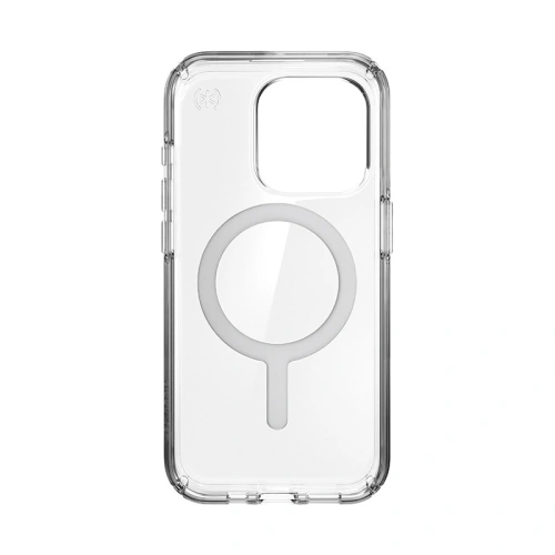 Buy Speck Presidio Perfect-Clear MagSafe Apple iPhone 15 Pro Max (Clear/Chrome Finish/Serene Silver) - SPK523 - {ean13} - Home Screen Store Europe
