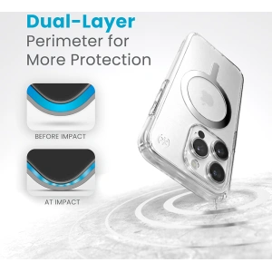 Kup Etui Speck Presidio Perfect-Clear MagSafe Apple iPhone 15 Pro Max (Clear/Chrome Finish/Serene Silver) - SPK523 - {ean13} - Sklep Home Screen