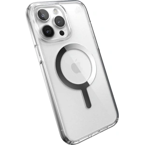 Kup Etui Speck Presidio Perfect-Clear MagSafe Apple iPhone 15 Pro (Clear/Chrome Finish/Serene Silver) - SPK524 - {ean13} - Sklep Home Screen
