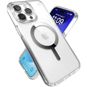 Kup Etui Speck Presidio Perfect-Clear MagSafe Apple iPhone 15 Pro (Clear/Chrome Finish/Serene Silver) - SPK524 - {ean13} - Sklep Home Screen