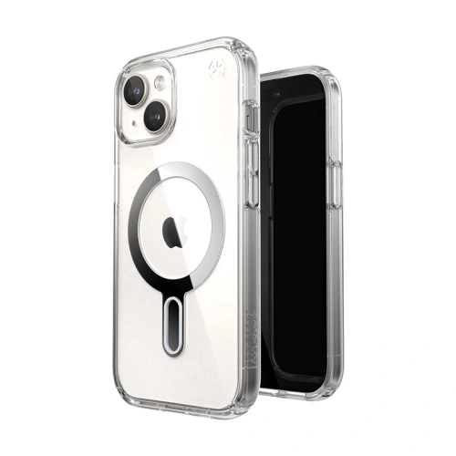 Buy Speck Presidio Perfect-Clear ClickLock MagSafe Apple iPhone 15 (Clear/Chrome Finish/Serene Silver) - SPK525 - {ean13} - Home Screen Store Europe