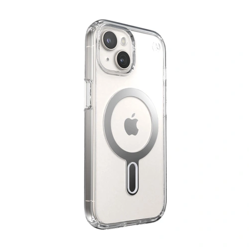 Buy Speck Presidio Perfect-Clear ClickLock MagSafe Apple iPhone 15 (Clear/Chrome Finish/Serene Silver) - SPK525 - {ean13} - Home Screen Store Europe