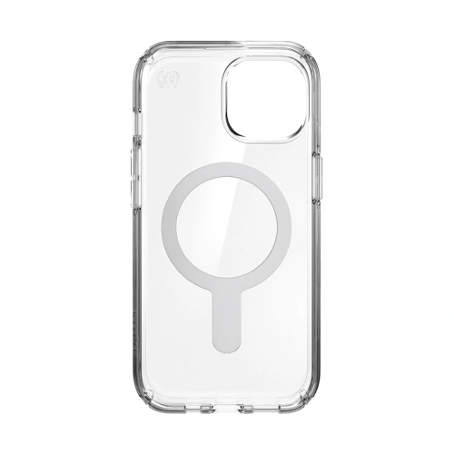 Buy Speck Presidio Perfect-Clear ClickLock MagSafe Apple iPhone 15 (Clear/Chrome Finish/Serene Silver) - SPK525 - {ean13} - Home Screen Store Europe
