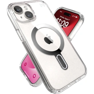 Kup Etui Speck Presidio Perfect-Clear ClickLock MagSafe Apple iPhone 15 (Clear/Chrome Finish/Serene Silver) - SPK525 - {ean13} - Sklep Home Screen