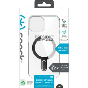 Kup Etui Speck Presidio Perfect-Clear ClickLock MagSafe Apple iPhone 15 (Clear/Chrome Finish/Serene Silver) - SPK525 - {ean13} - Sklep Home Screen